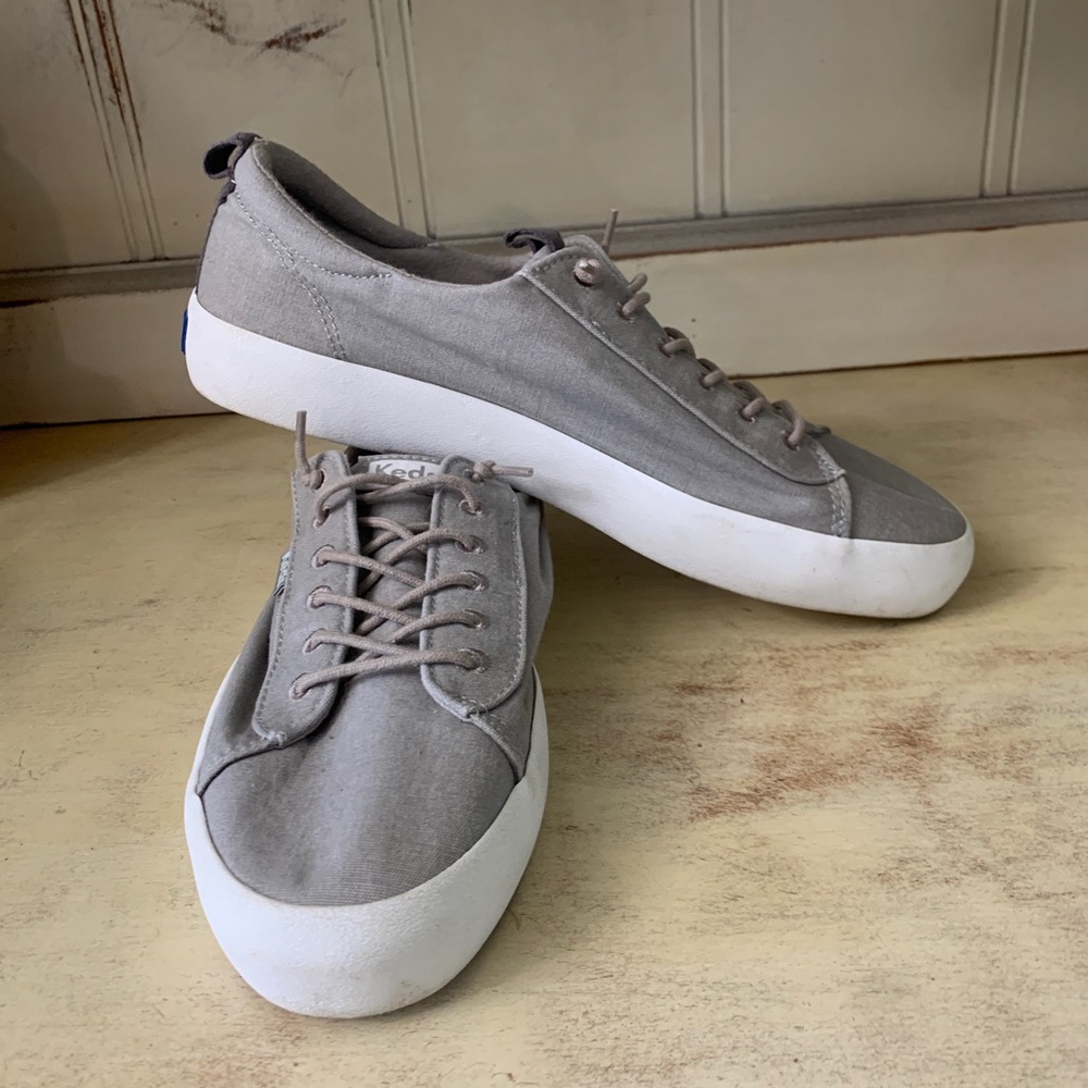 Keds kickback canvas grey shoes